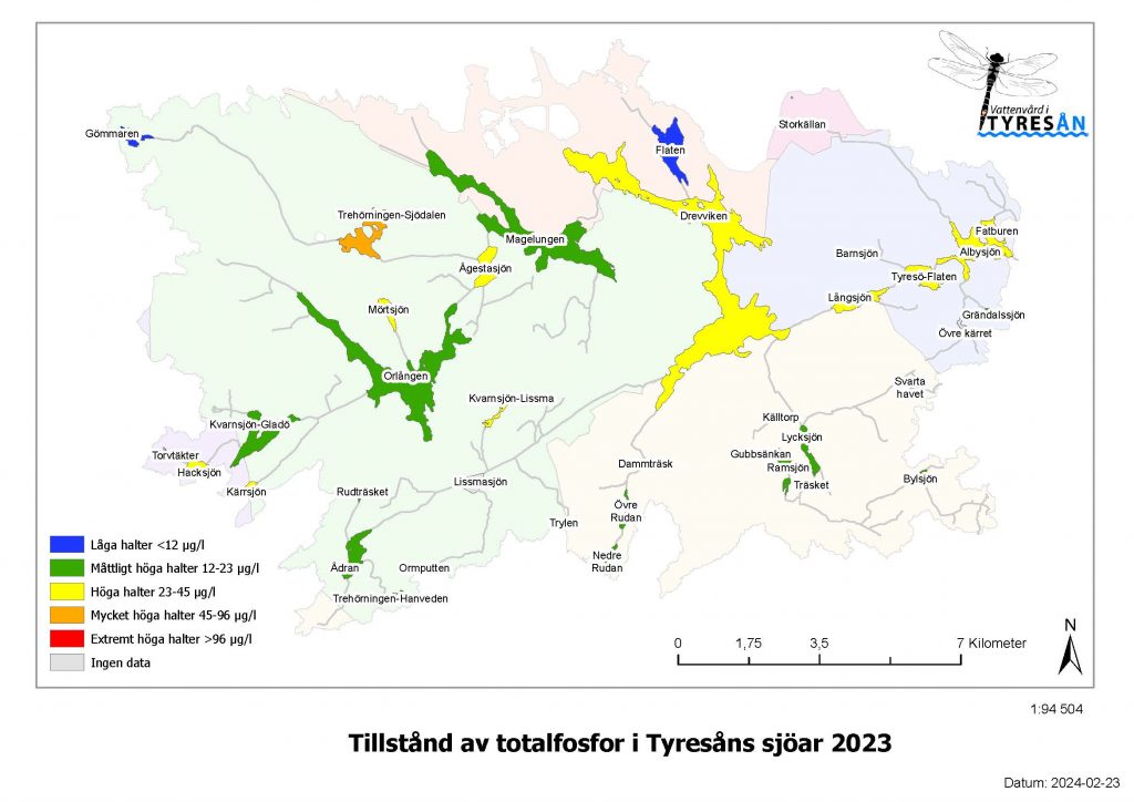 MIljöuppföljning för Tyresån 2023